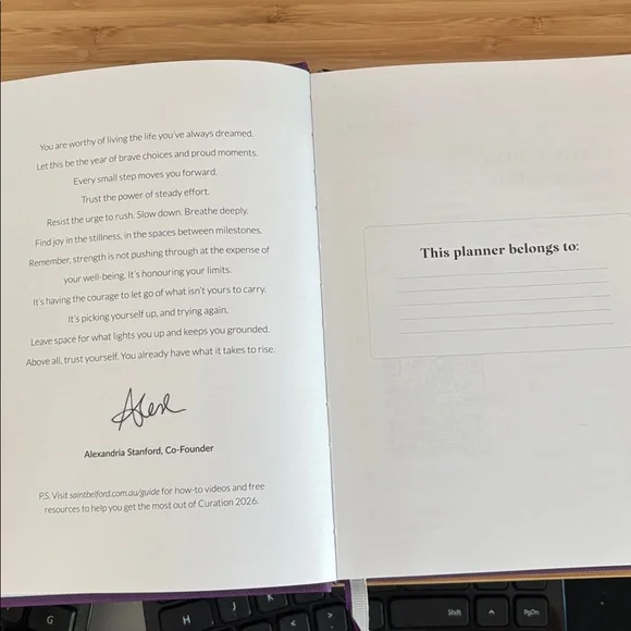 Saint Belford Curation 2026 Planner - Picture 2 of 5